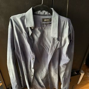 Young men dress shirt from Mexx  greyish blue